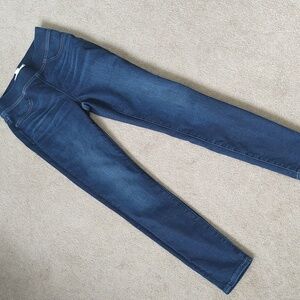 EUC Madewell high rise skinny elastic waist jeans